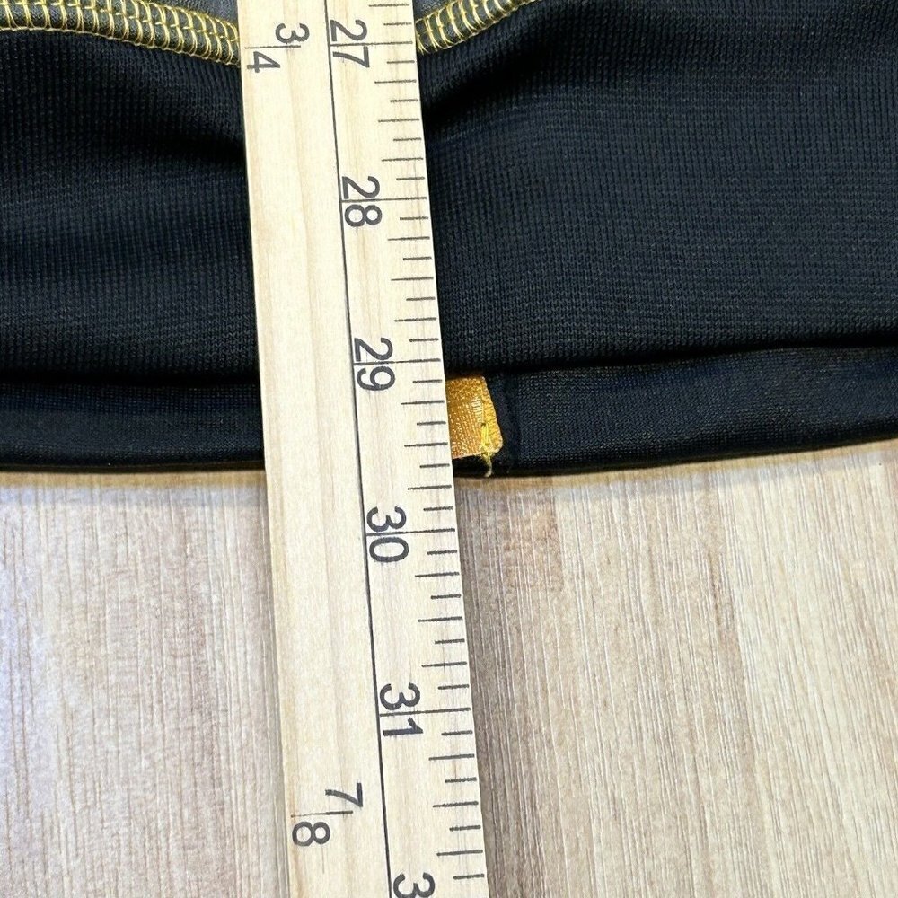 Boston Bruins Jacket Mens XLT Tall Black Yellow Spellout Long Sleeve Zip Front - Picture 13 of 13